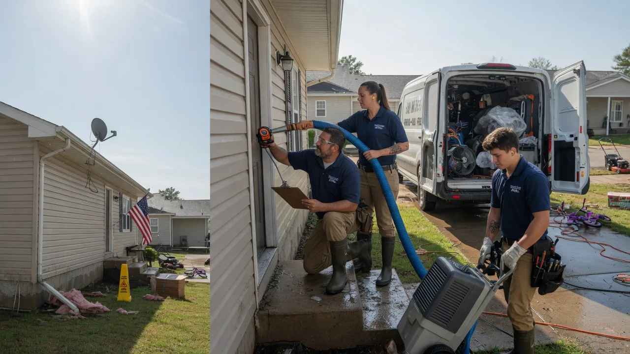Ceiling Water Damage Restoration in St Louis, MO near me