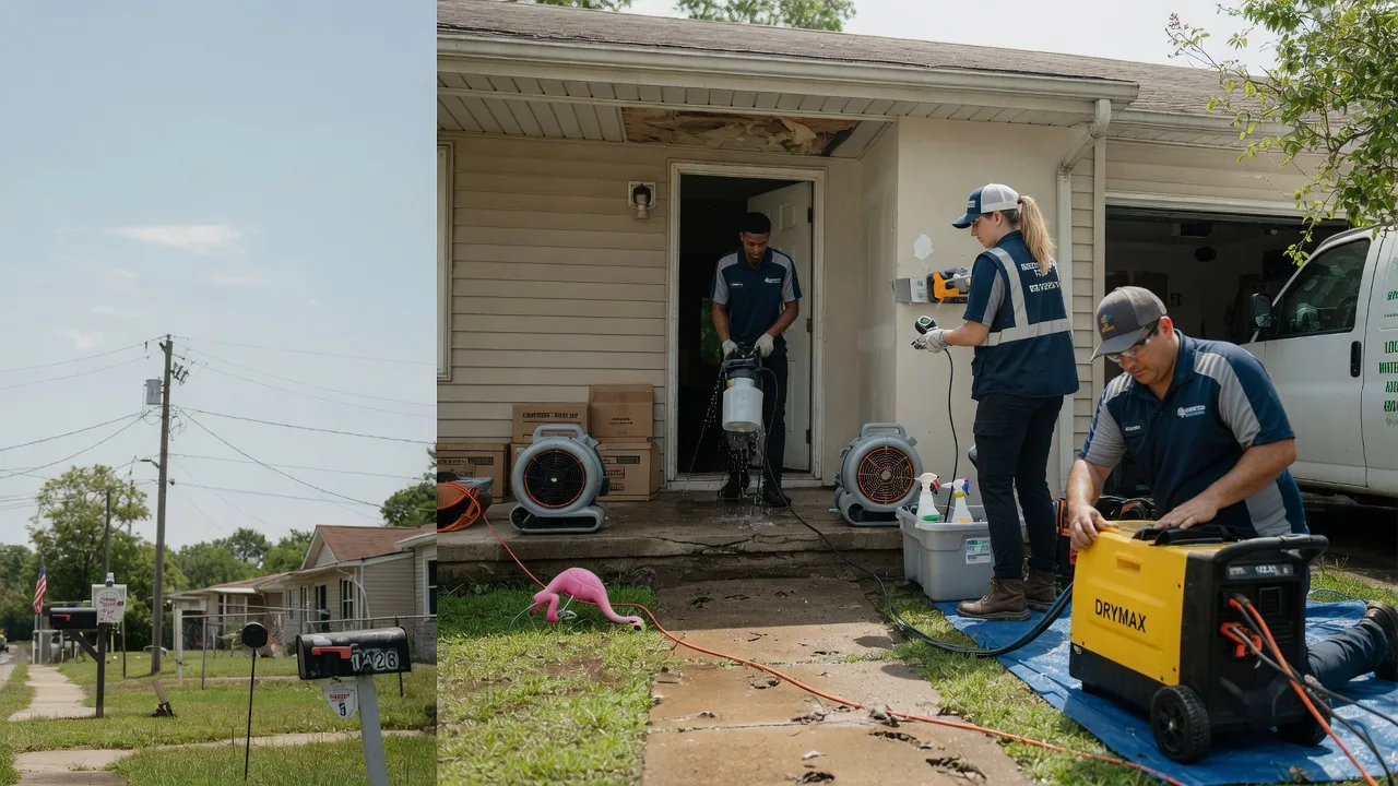 Storm Damage Water Removal in St Louis, MO near me